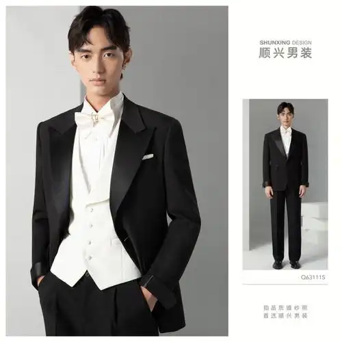 新款  #婚纱照服装搭配  #样片  #西服穿搭
