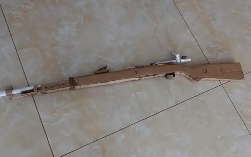 [纸模]98k狙击枪(1:1,可抛壳,空挂)