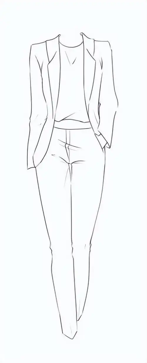 女士正装怎么画?教你职业服饰的画法步骤!