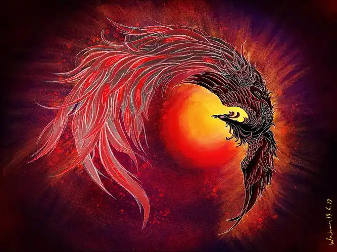 凤凰涅盘浴火重生