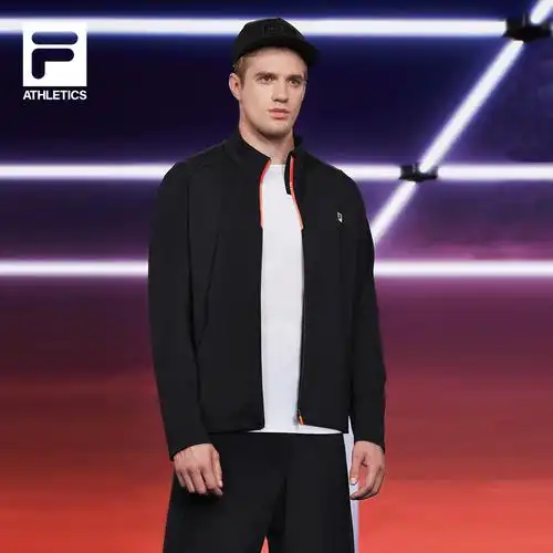fila athletics斐乐男士针织上衣2021年春季新款专业运动健身服男