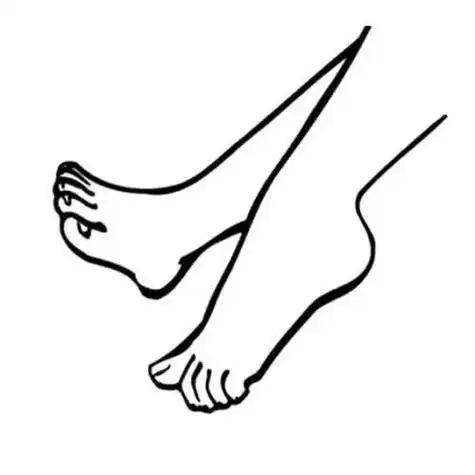 脚丫简笔画脚丫的简单画法脚的简笔画一定要简单怎么画