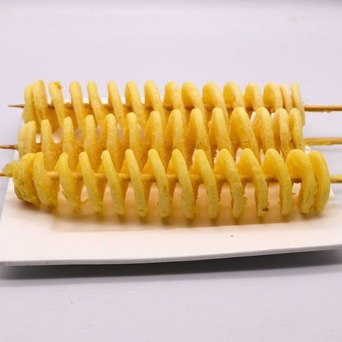 旋风薯塔油炸小吃10串黄金薯塔串原味土豆片串炸串半成品烧烤食材