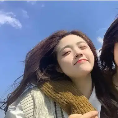 姐妹头像可爱双人一人一张高清优质闺蜜头像图片