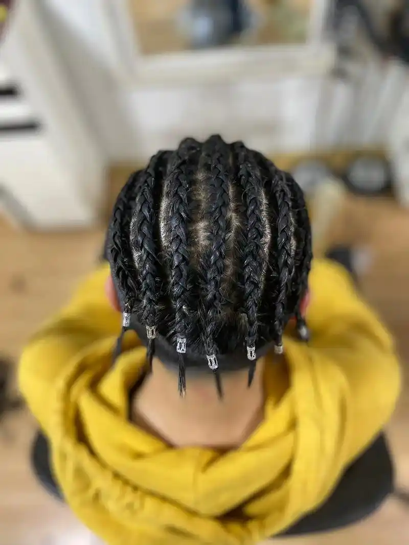 地垄沟辫 #脏辫 #男生烫发发型推荐 #潍坊发型师钟帅 # - 抖音