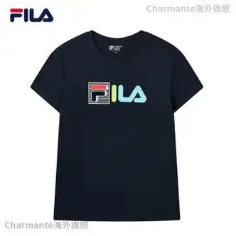 斐乐(fila)男子运动t恤2024春夏季潮流时尚短袖t恤套头圆领打底上衣