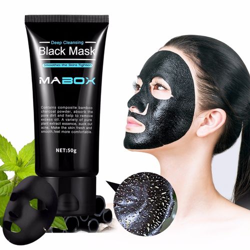 clean mud bamboo charcoal blackhead removal mask去黑头鼻膜贴