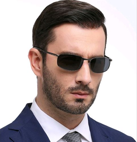 新品铝镁小框偏光太阳镜2018潮人男士小脸眼镜开车夜视镜近视墨镜