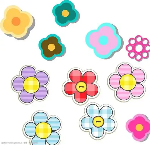 卡通手绘花朵图片