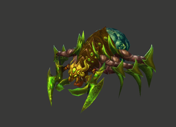 发动进攻的蜘蛛大王 绿色毒蜘蛛 有贴图 有绑定 很不错哦