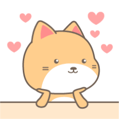 小巴是我第一次做的动态表情 画着画着也不知道是猫是狗了,反正可爱就