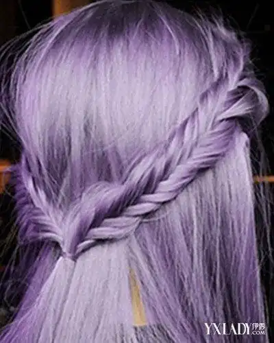 梦幻紫色头发图片盘点 一同感受紫色系发型的盛宴