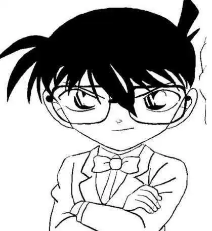 柯南君头像简笔画