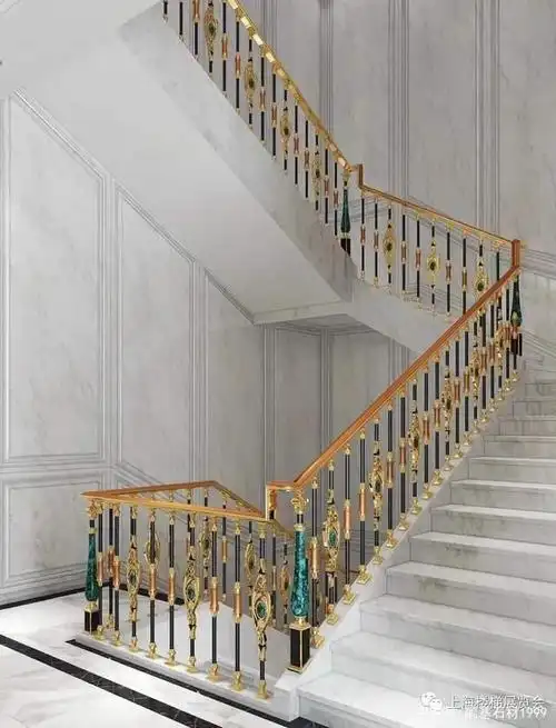 网红大理石楼梯栏杆材质,最流行的几款都在这里