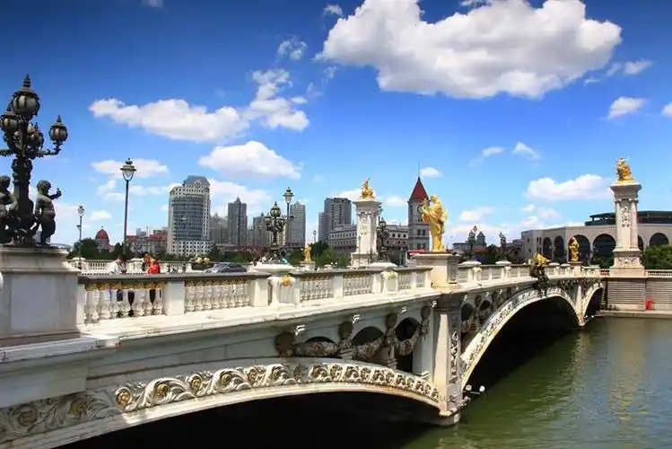 上一页 下一页 作品名称: 海河北安桥  作品描述: 拍摄于天津海河的