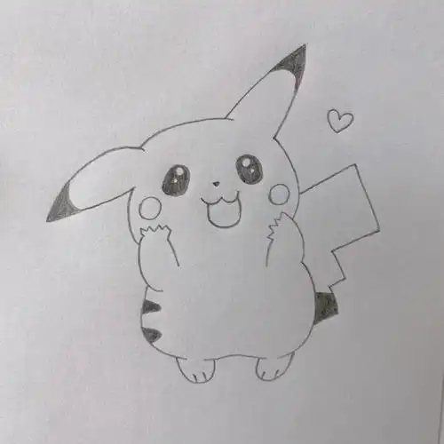 皮卡丘  #画画  #简笔画  #绘画  #儿童画  #简笔画教程  #画个急笔