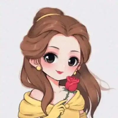 八位迪士尼小公主头像q版可爱图片_动漫头像_头像屋