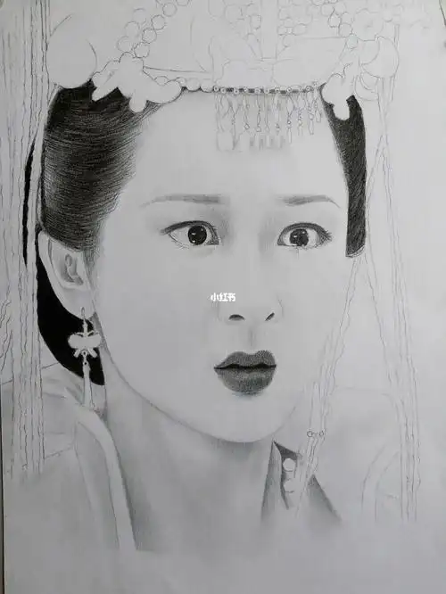 我预感接下来全网又会开启一波画杨紫热潮了09#手绘  #画画 #素描