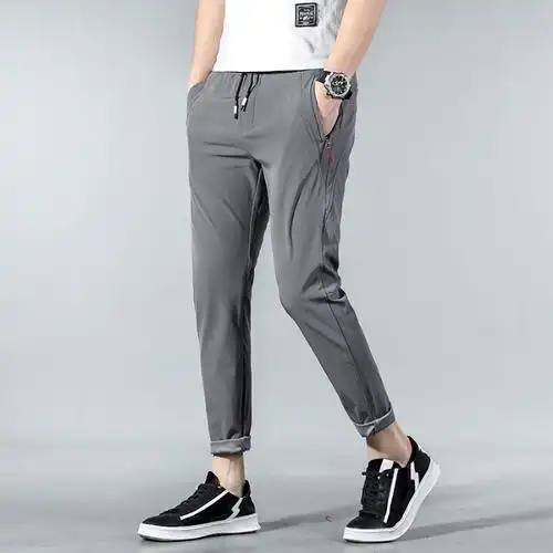 秋季休闲裤青少年运动裤男裤子韩版潮流学生束脚裤长裤潮牌男裤