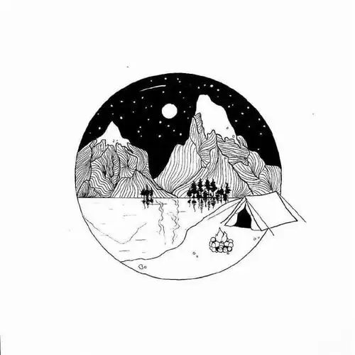 一组非常漂亮的黑白插画 喜欢就收藏起来吧