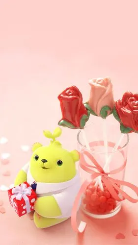 【高清壁纸】萌芽熊情侣系列