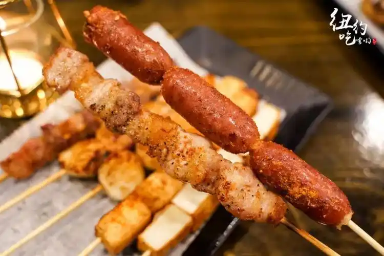 豆皮卷菜烤面包片纽约这家店比美食斗士还诱人