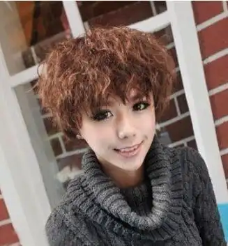 女生烟花烫短发烫发图片能让女生变洋气烟花烫造型