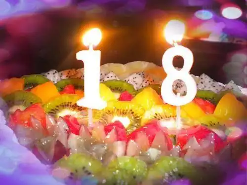 祝张辉辉18岁生日快乐