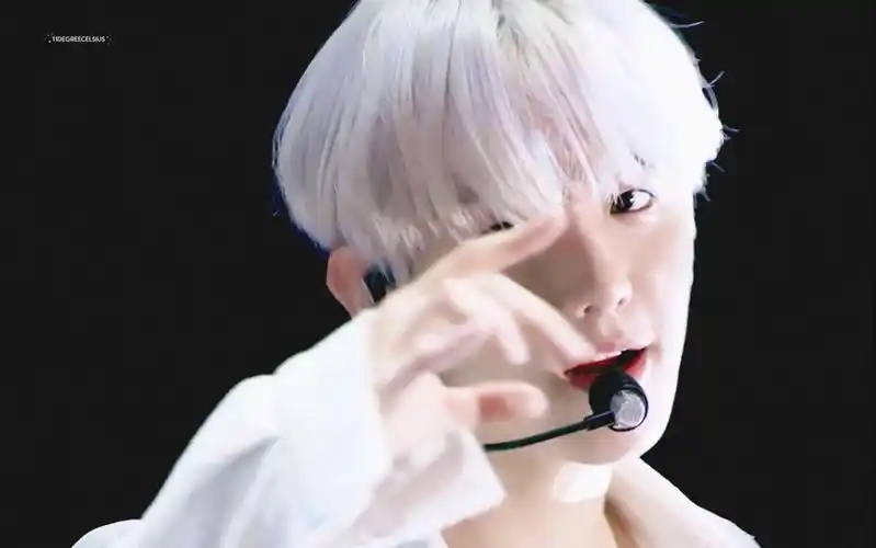 exo五巡callmebaby日本场著名边伯贤白发高撩场