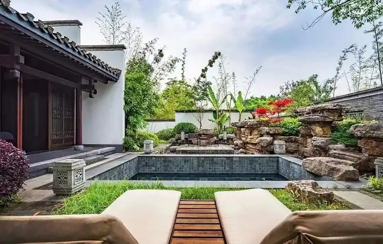 别墅中式庭院,美得一塌糊涂!