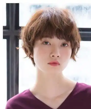 圆脸适合什么发型(圆脸适合什么发型短发)图15