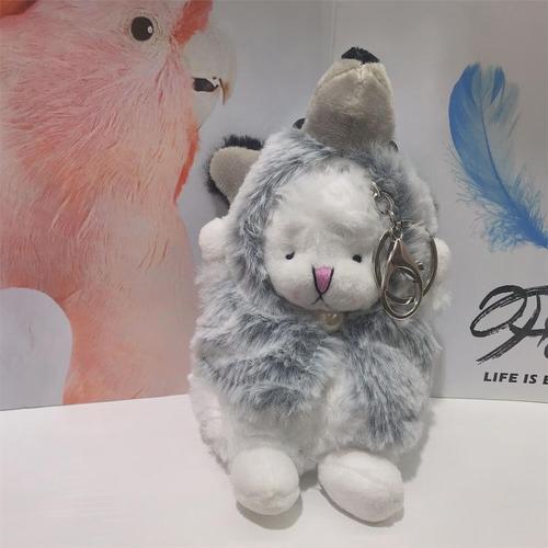 晖姝绵绵的羊小挂件披着狼皮羊钥匙扣包包挂饰羊公仔 16cm 披着狼皮的