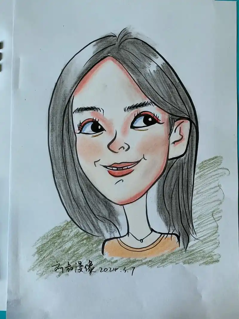 一生就是慢慢变老的过程#漫画 #手绘 #人物肖像 #漫画脸 - 抖音