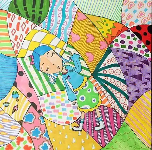 少儿书画作品-梦境/儿童书画作品梦境欣赏_中国少儿美术网