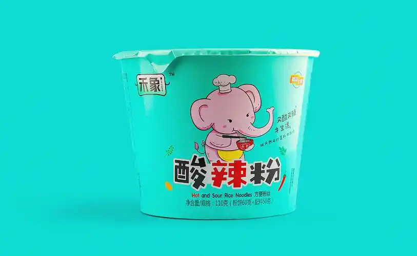 禾象方便粉丝酸辣粉包装设计|平面|包装|本易品牌设计 - 原创作品