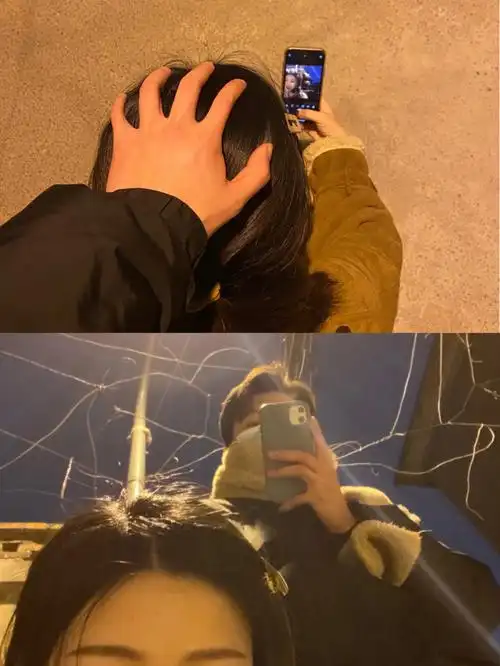 情侣散步秀恩爱日常照69786969