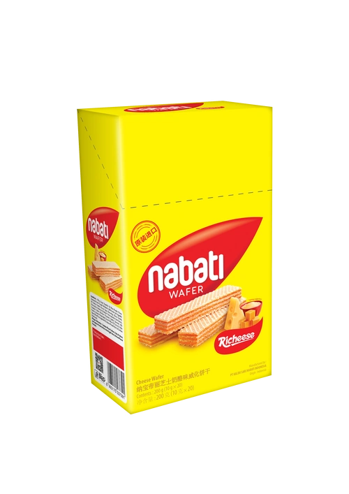 印尼纳宝帝进口richeese丽芝士威化饼干零食200g