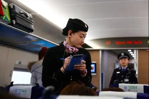 图片高铁美女乘务组日常天天如春运