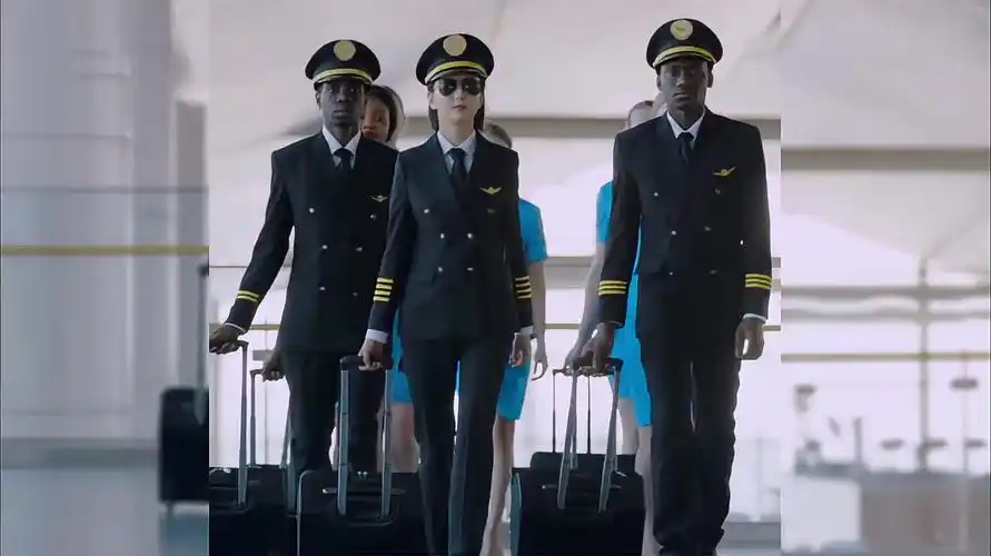 爱的厘米:佟丽娅变身超a女机长,这出场方式又美又飒,爱了爱了