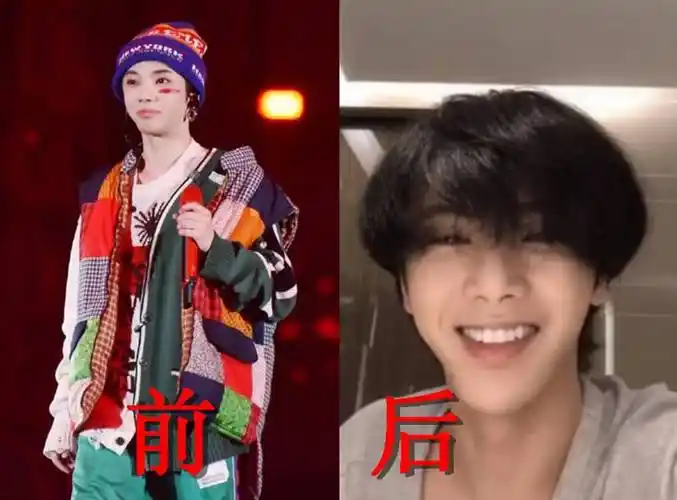 可以看得出,华晨宇的皮肤还是非常白皙的,甚至在卸妆之后显得