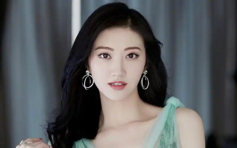 景甜清新性感写真桌面壁纸-大陆明星-手机壁纸下载-美桌网