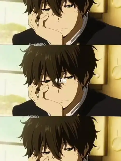 冰菓折木奉太郎相比于他看穿一切的头脑我更喜欢这个爱托腮隐形吃货的