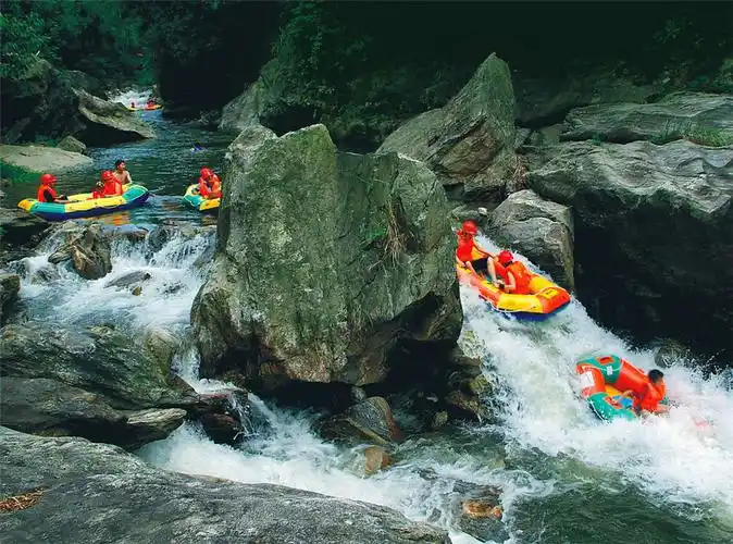 安吉十八道湾漂流门票成人儿童通用莫干山附近漂流