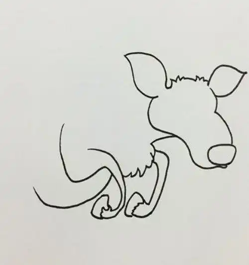 可爱彩色羚羊简笔画步骤 卡通羚羊简笔画怎么画