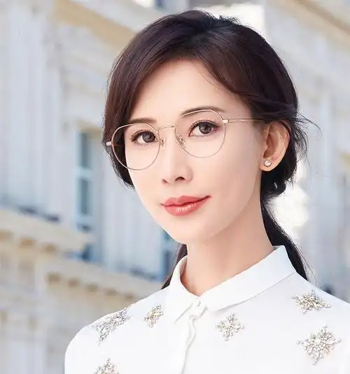 银色眼镜框女小脸超轻多边形眼睛框镜架玫瑰金可配近视眼镜复古圆