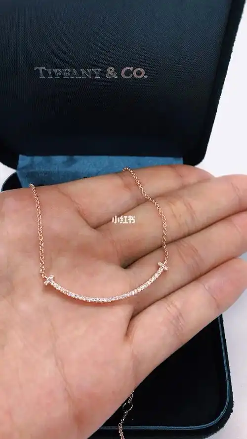 tiffany微笑项链小号满钻