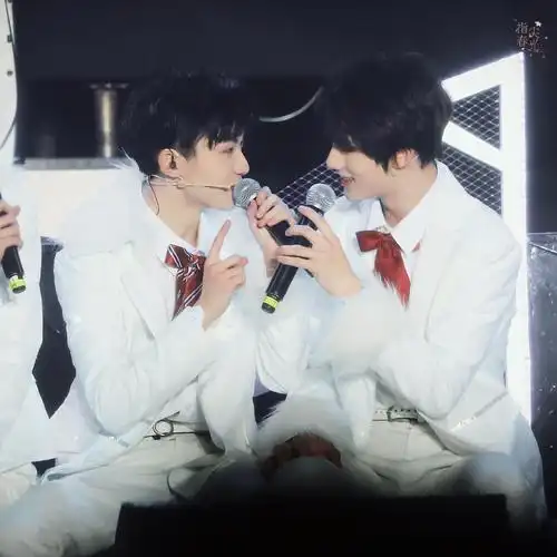 马嘉祺 丁程鑫(图来源wb 侵删)