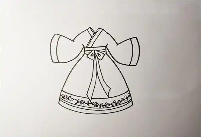 第1页古装漫画人物服装简笔画女士衣服怎么画女生外套的画法简笔画