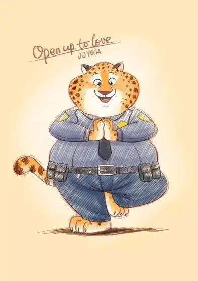 《疯狂动物城》里主配角们日常练瑜伽的美照大曝光,暖翻了.