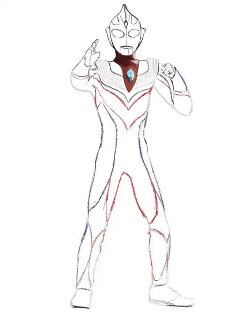 画画  #奥特曼  #每日穿搭  #迪迦奥特曼